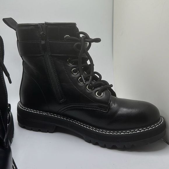 DUNES Women's lace up Boot 8.5 BLACK - Picture 6 of 7